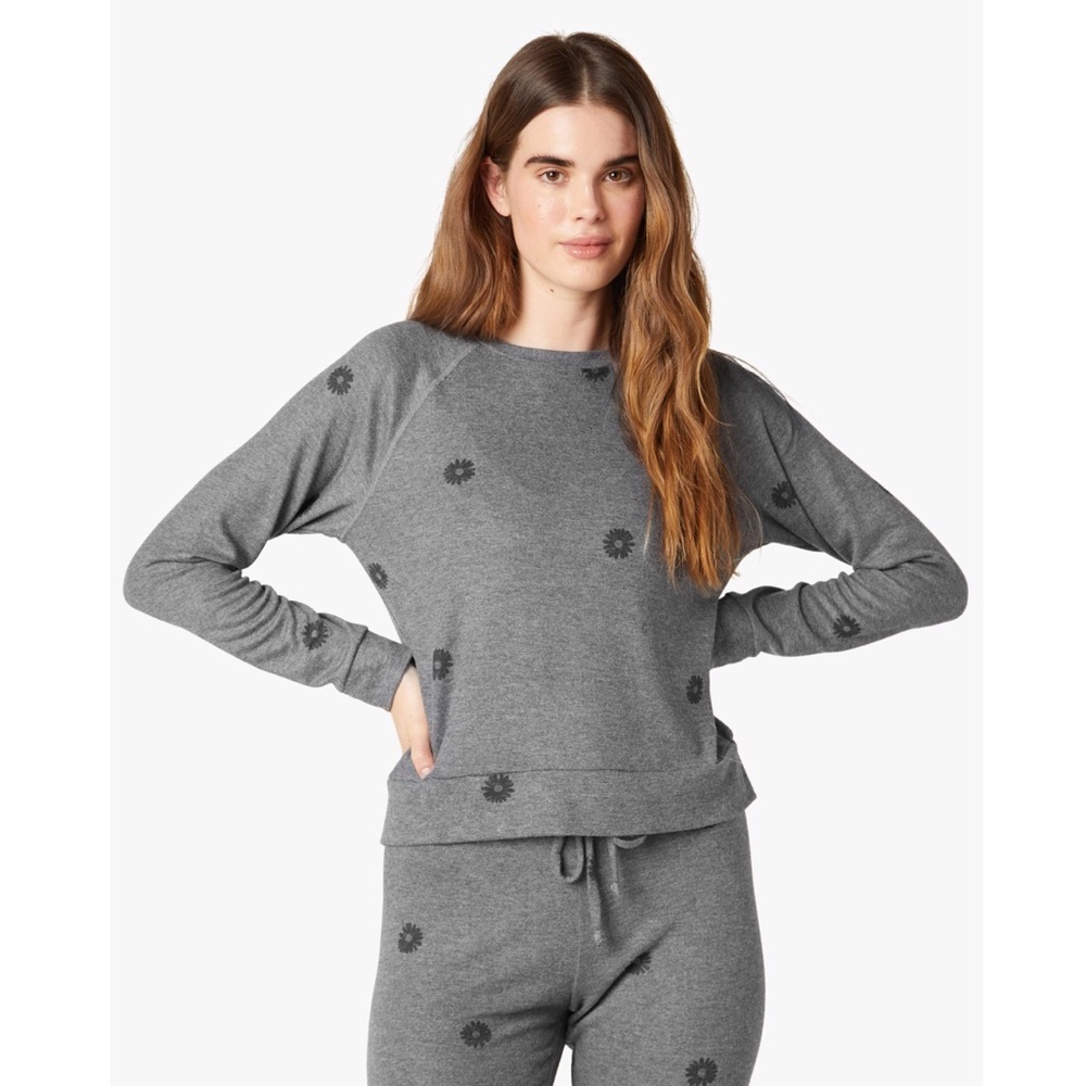 BEYOND YOGA Daisy Favorite Raglan Crew Pullover